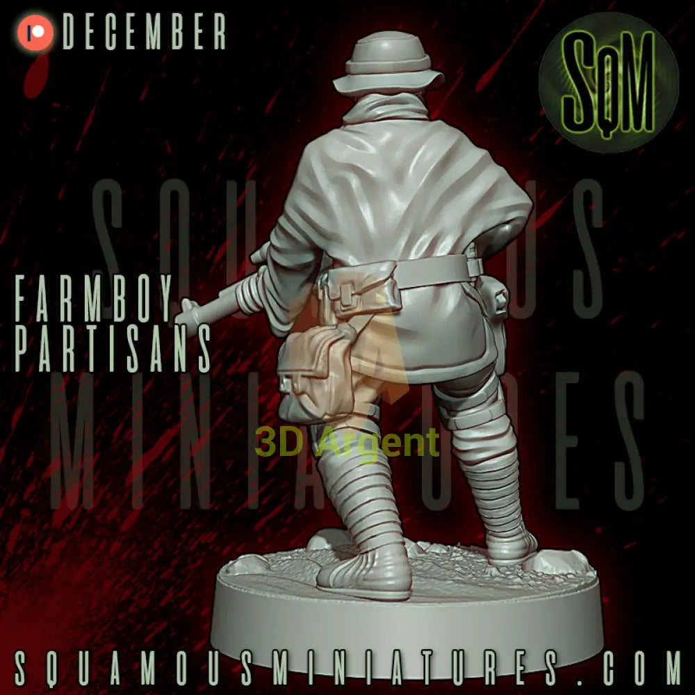 Farmboy Partisans Star Wars Legion compatible 3D Resin Miniatures Squamous Toys & Games:Wargames & Role-Playing:Star