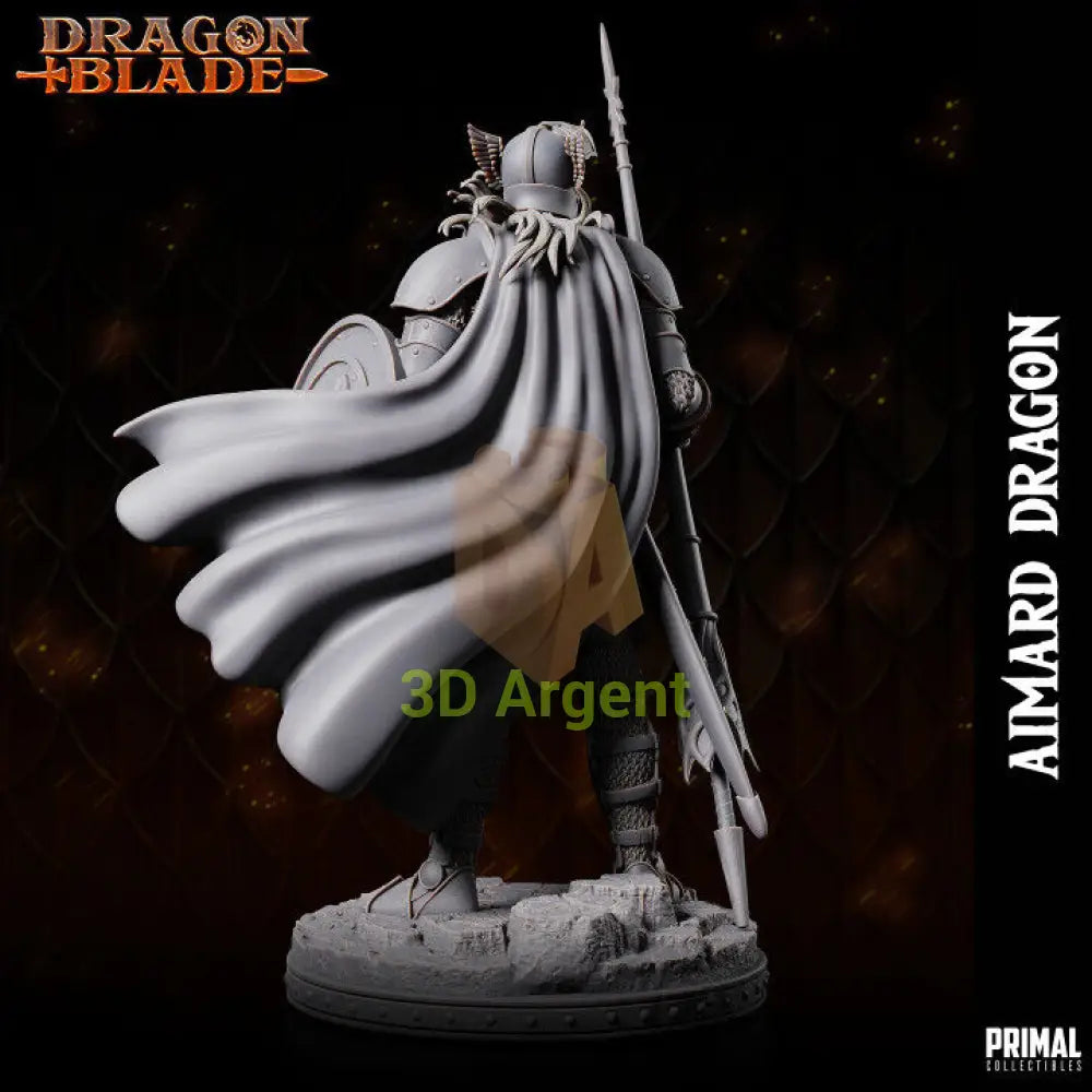 Fighter - Aimard Dragon - Fantasy compatible D&D DragonLance Miniatures Primal Toys & Games:Wargames &
