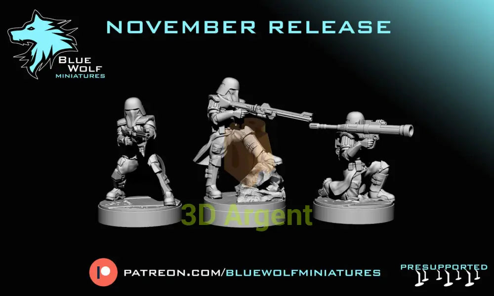 Galactic Marines- Star Wars Legion 3D Printed Resin BlueWolf Miniatures Toys & Games:Wargames & Role-Playing:Star Wars