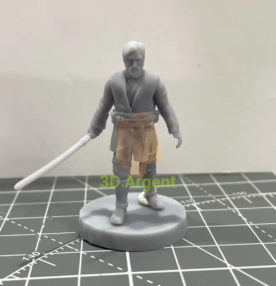 General Obi Wan Kenobi - Star Wars Legion 3D Printed Resin BlueWolf Miniatures Toys & Games:Wargames &