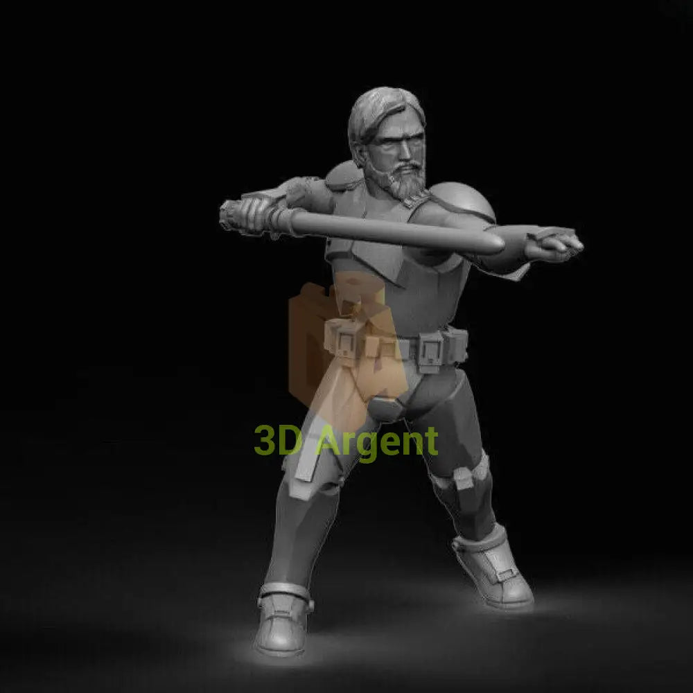 General Obi Wan Kenobi - Star Wars Legion 3D Printed Resin BlueWolf Miniatures Toys & Games:Wargames &