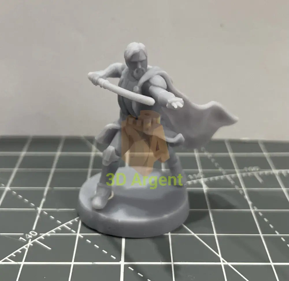 General Obi Wan Kenobi - Star Wars Legion 3D Printed Resin BlueWolf Miniatures Toys & Games:Wargames &
