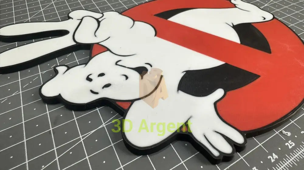 Ghostbusters 2 Logo - 3D Printed Sign Stand Collectables:Science Fiction Collectables:Other Science Fiction Items