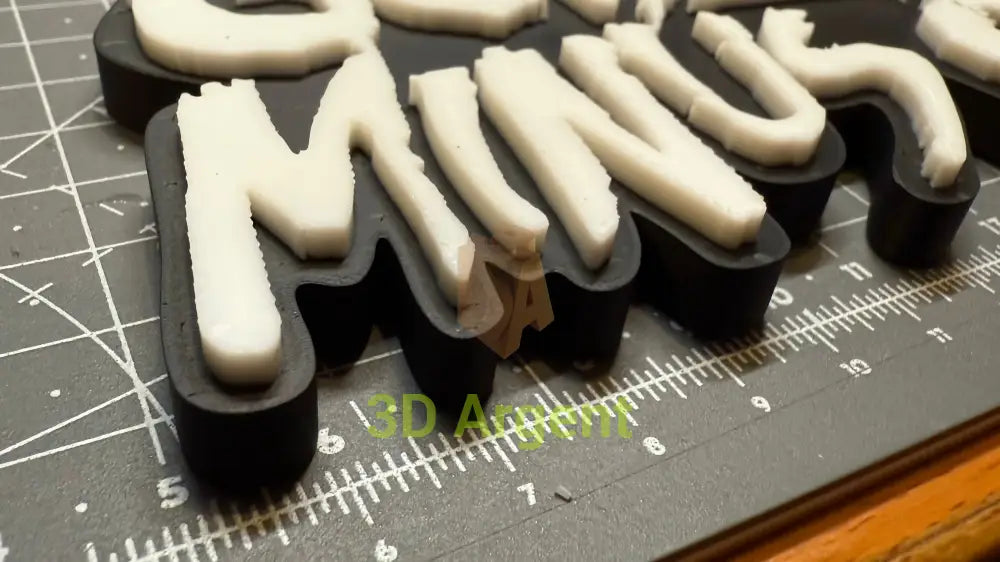 Godzilla Minus One Movie Logo - 3D Printed Sign Stand Collectables:Science Fiction Collectables:Other Science Fiction
