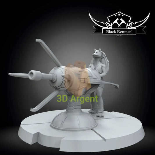 Gungan Assault Cannon - Star Wars Legion compatible 3D Printed Resin Miniatures Toys & Games:Wargames &