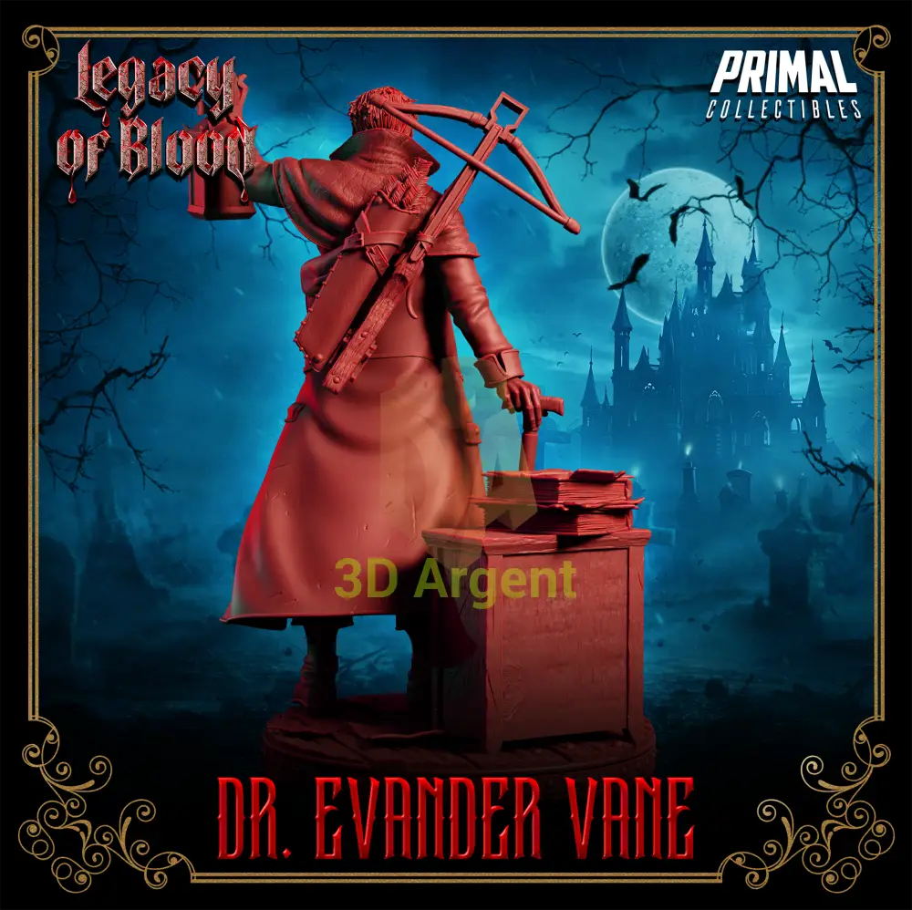 Human - Dr. Evander Vane Fantasy compatible D&D DragonLance Miniatures Primal Toys & Games:Wargames &