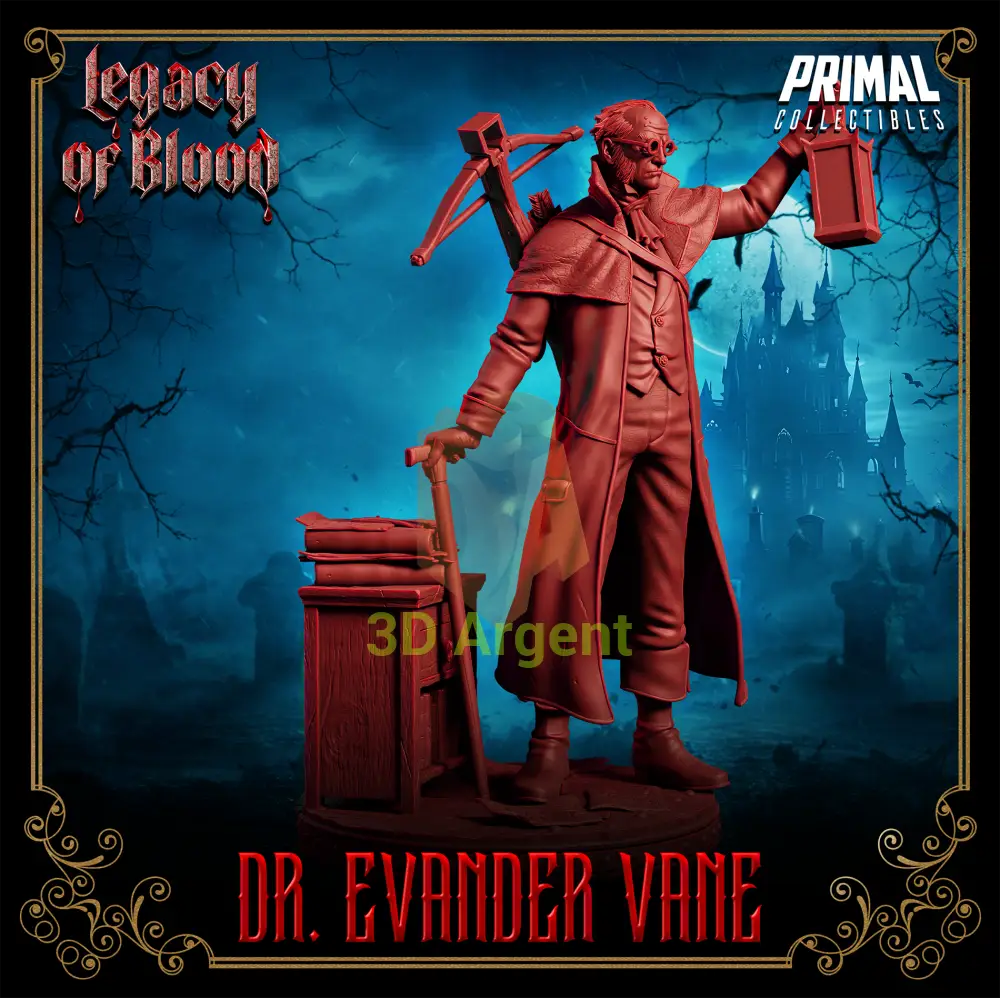 Human - Dr. Evander Vane Fantasy compatible D&D DragonLance Miniatures Primal Toys & Games:Wargames &