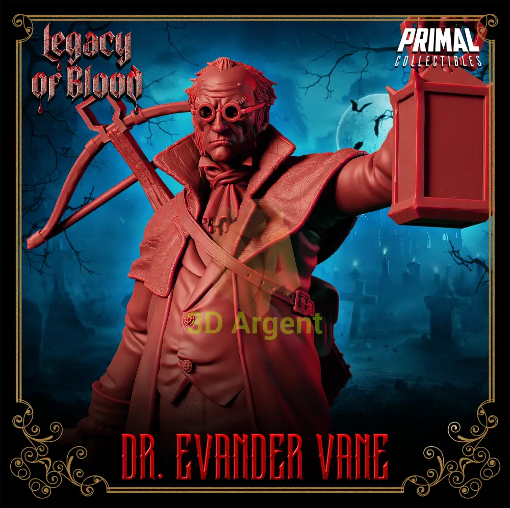 Human - Dr. Evander Vane Fantasy compatible D&D DragonLance Miniatures Primal Toys & Games:Wargames &