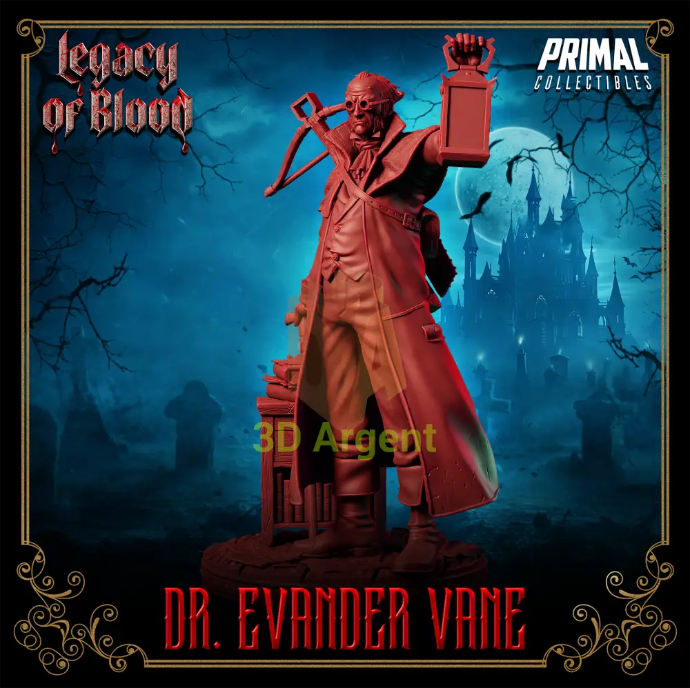 Human - Dr. Evander Vane Fantasy compatible D&D DragonLance Miniatures Primal Toys & Games:Wargames &