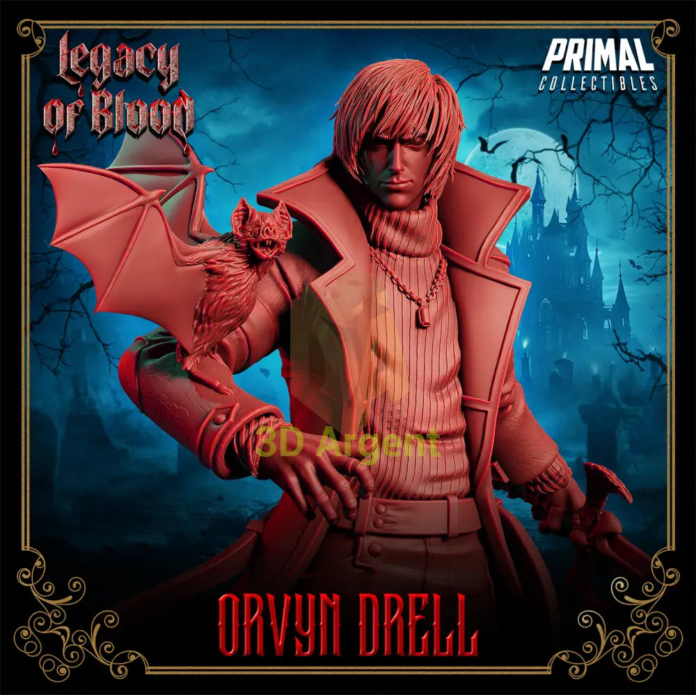 Human - Orvyn Drell Fantasy compatible D&D DragonLance Miniatures Primal Toys & Games:Wargames &