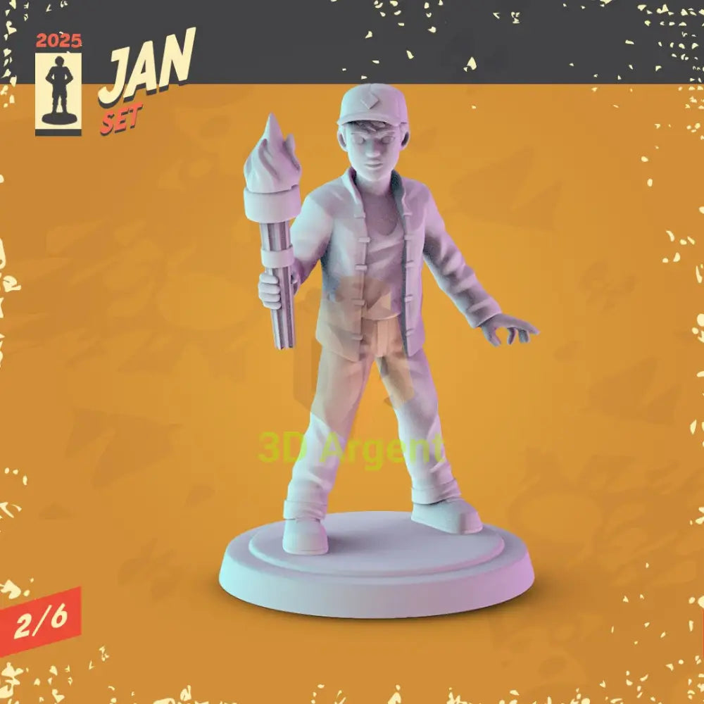 Indiana Jones Figures compatible D&D DragonLance Miniatures Pop Minis 2 Short Round Toys & Games:Wargames &