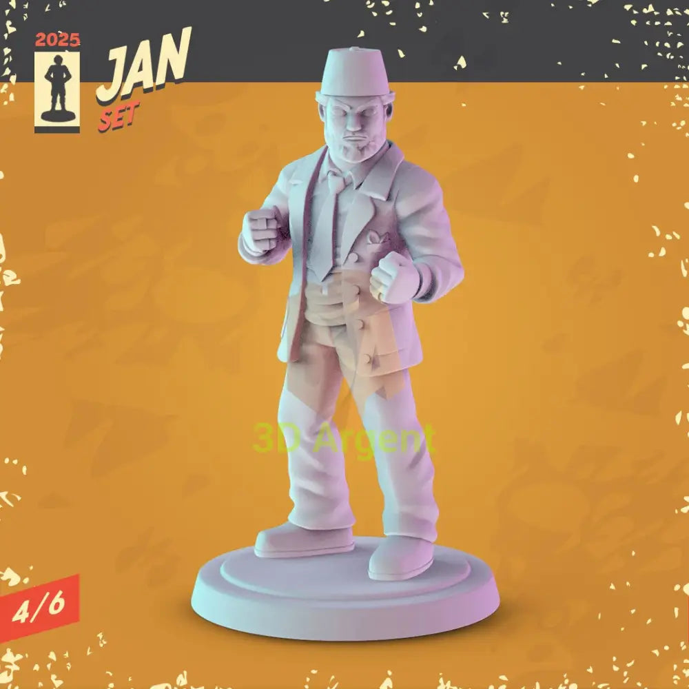 Indiana Jones Figures compatible D&D DragonLance Miniatures Pop Minis 4 Sallah Toys & Games:Wargames &