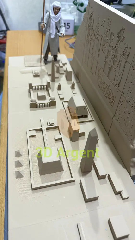Indiana Jones Map Room Diorama Printed 1/12 Adventure Series Action Figure Ark Toys & Games:Action Figures &