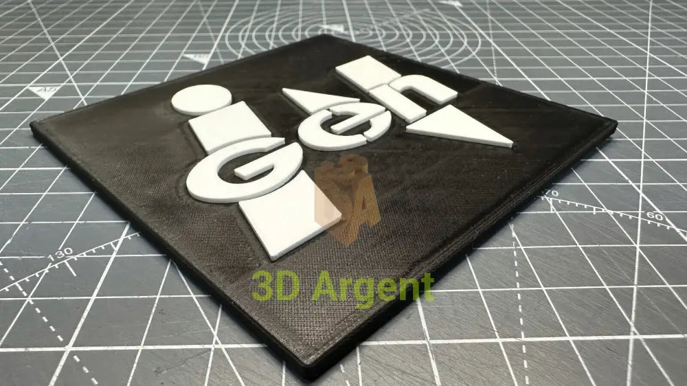 InGen Jurrassic Park Logo - 3D Printed Sign Stand Collectables:Science Fiction Collectables:Other Science Fiction Items