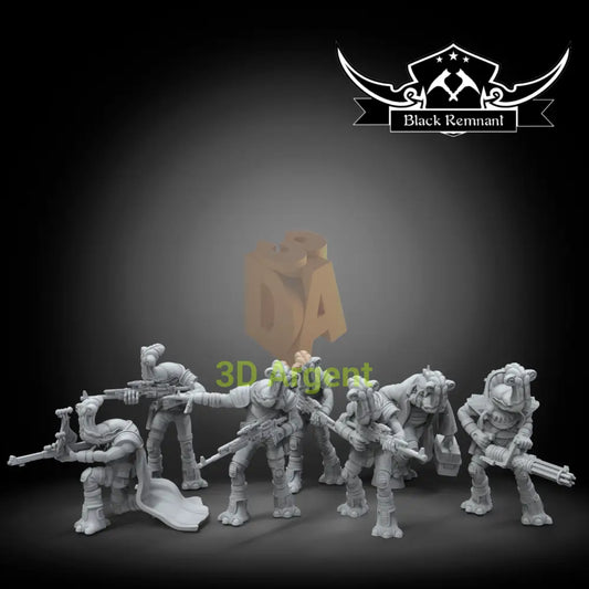 Ithorian Squad 7x - Star Wars Legion compatible 3D Printed Resin Miniatures Toys & Games:Wargames & Role-Playing:Star