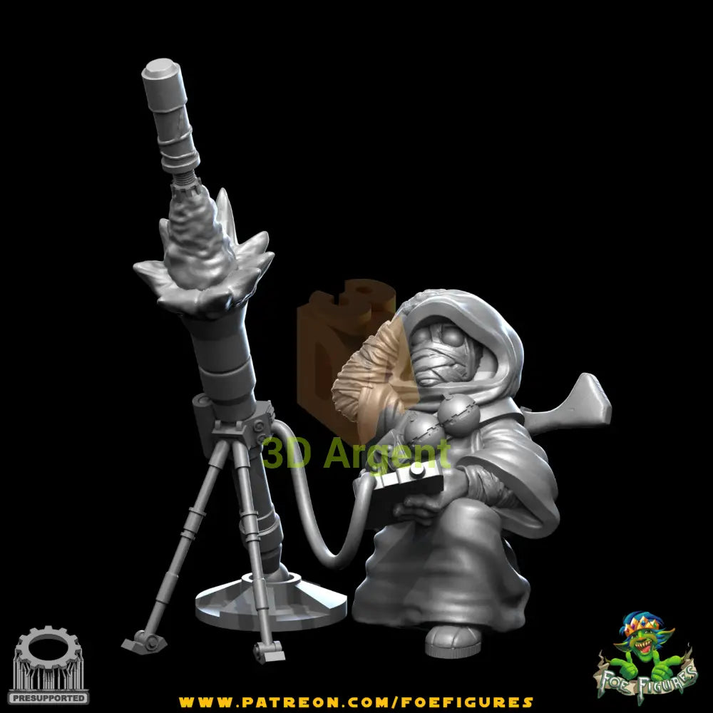 Jawa Weapons Crew Gonk Star Wars Legion compatible Resin Miniatures Foe Mortar Set Toys & Games:Wargames &