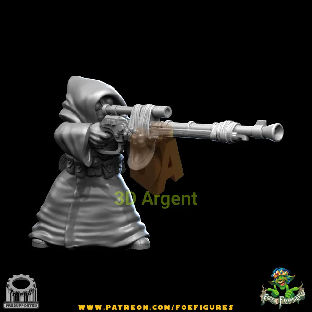 Jawa Weapons Crew Gonk Star Wars Legion compatible Resin Miniatures Foe Sniper Set Toys & Games:Wargames &
