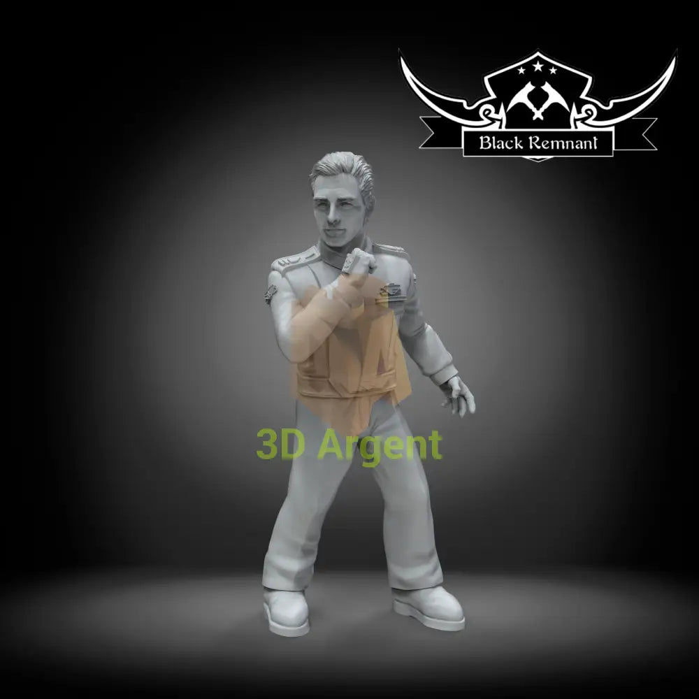 John Sheridan Babylon 5- Stargrave D&D 3D Printed Resin Miniatures Toys & Games:Wargames & Role-Playing:Star Wars