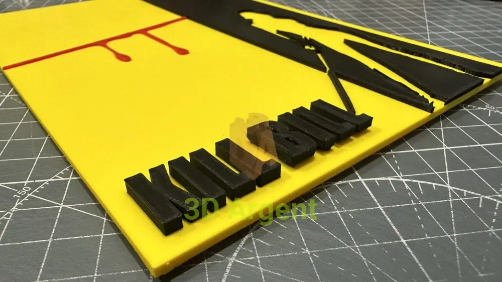 Kill Bill - 3D Printed Sign Stand Collectables:Science Fiction Collectables:Other Science Fiction Items