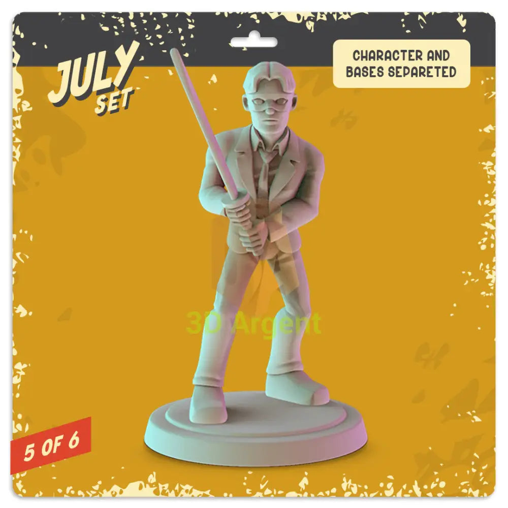 Kill Bill Figures compatible D&D DragonLance Miniatures Pop Minis - 6 Jonny Mo - Toys & Games:Wargames &