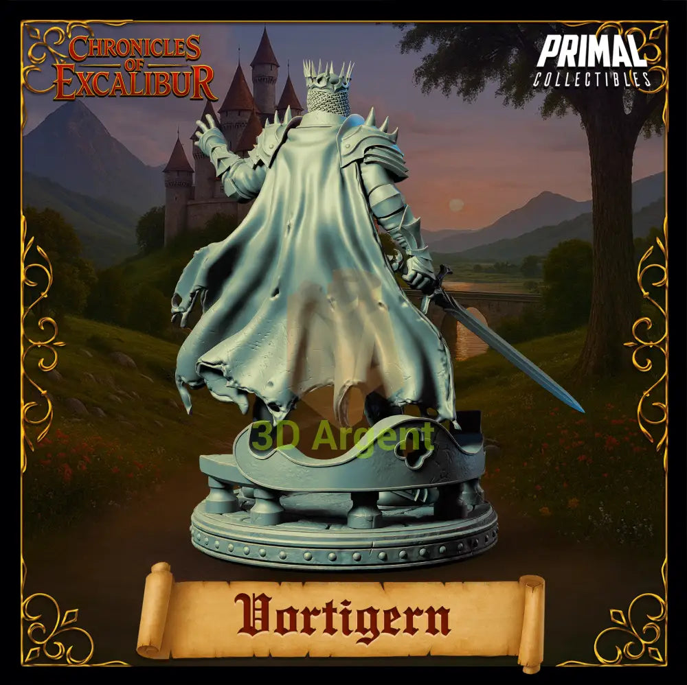 King Vortigern - Fantasy compatible D&D DragonLance Miniatures Primal