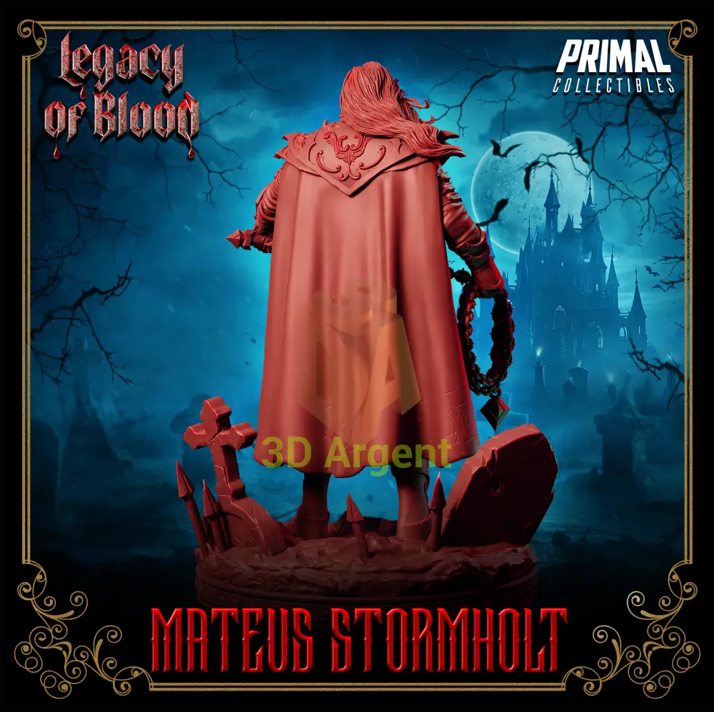 Knight - Mateus Stormholt Fantasy compatible D&D DragonLance Miniatures Primal Toys & Games:Wargames &