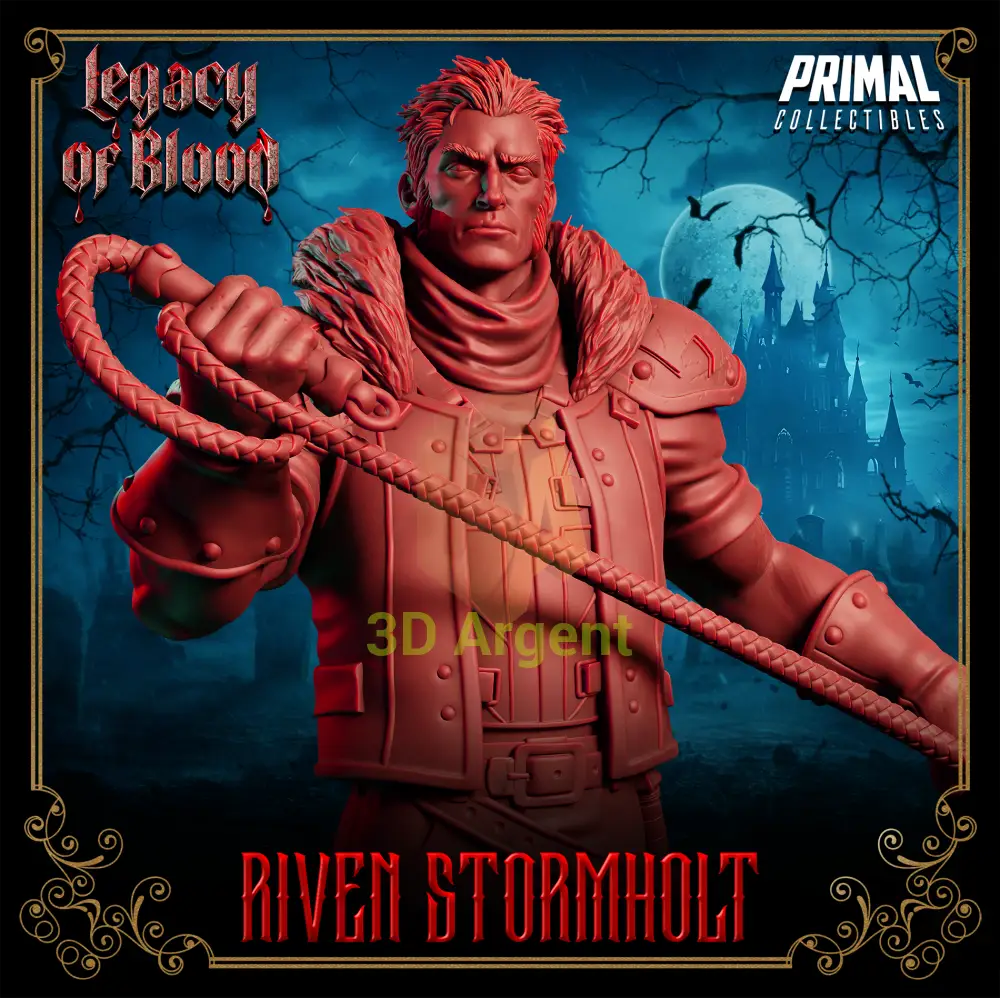 Knight - Riven Stormholt Fantasy compatible D&D DragonLance Miniatures Primal Toys & Games:Wargames &