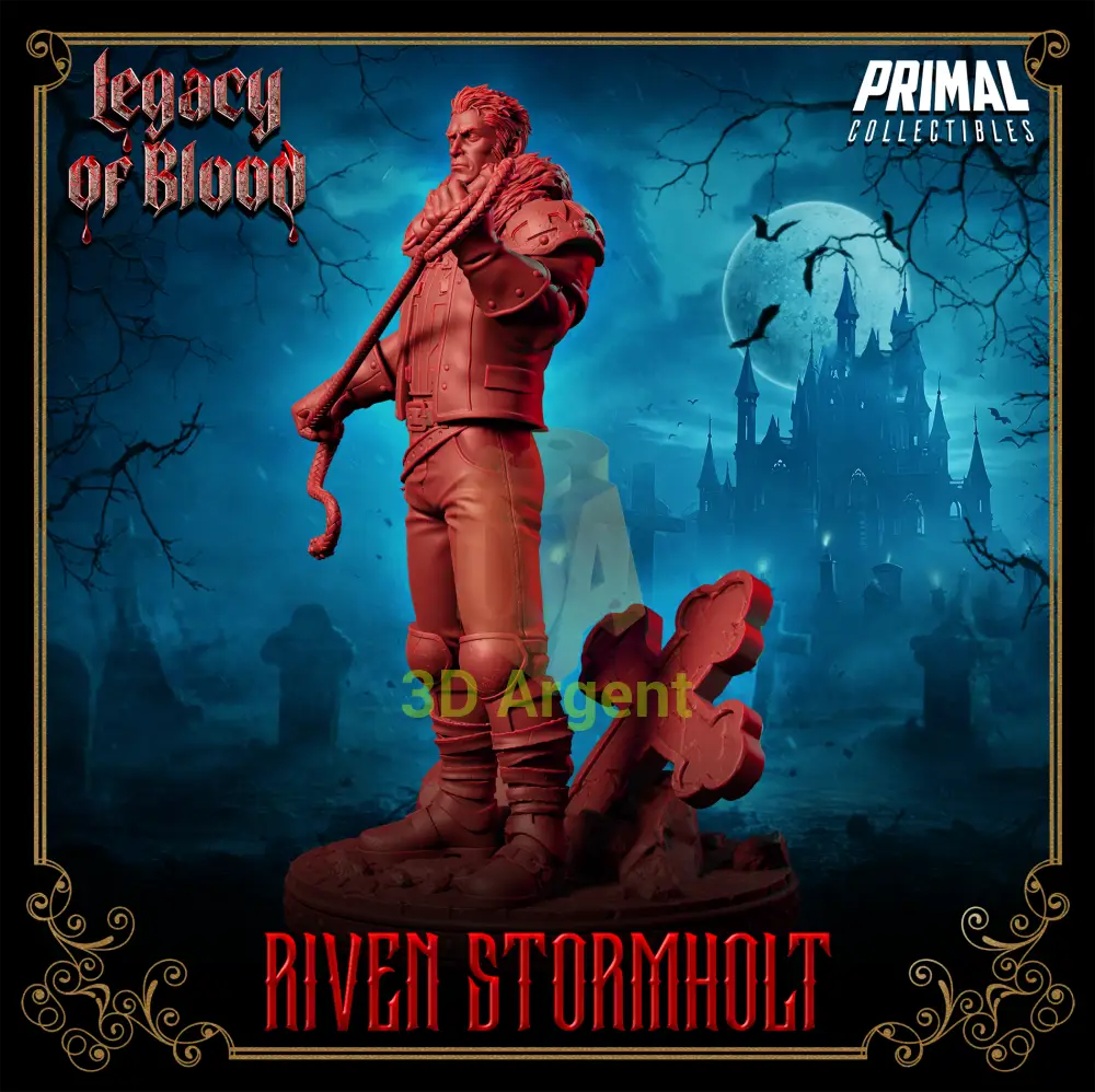 Knight - Riven Stormholt Fantasy compatible D&D DragonLance Miniatures Primal Toys & Games:Wargames &