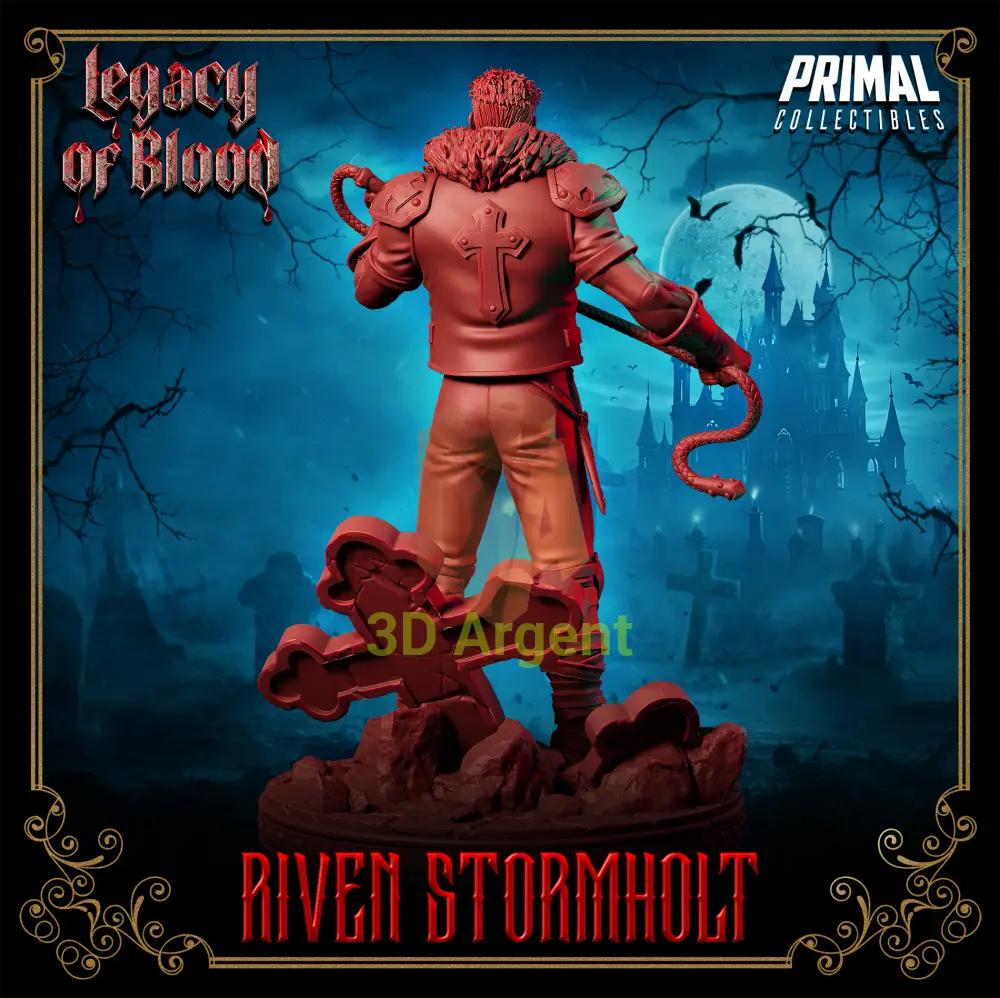 Knight - Riven Stormholt Fantasy compatible D&D DragonLance Miniatures Primal Toys & Games:Wargames &