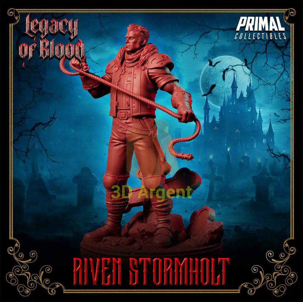 Knight - Riven Stormholt Fantasy compatible D&D DragonLance Miniatures Primal Toys & Games:Wargames &