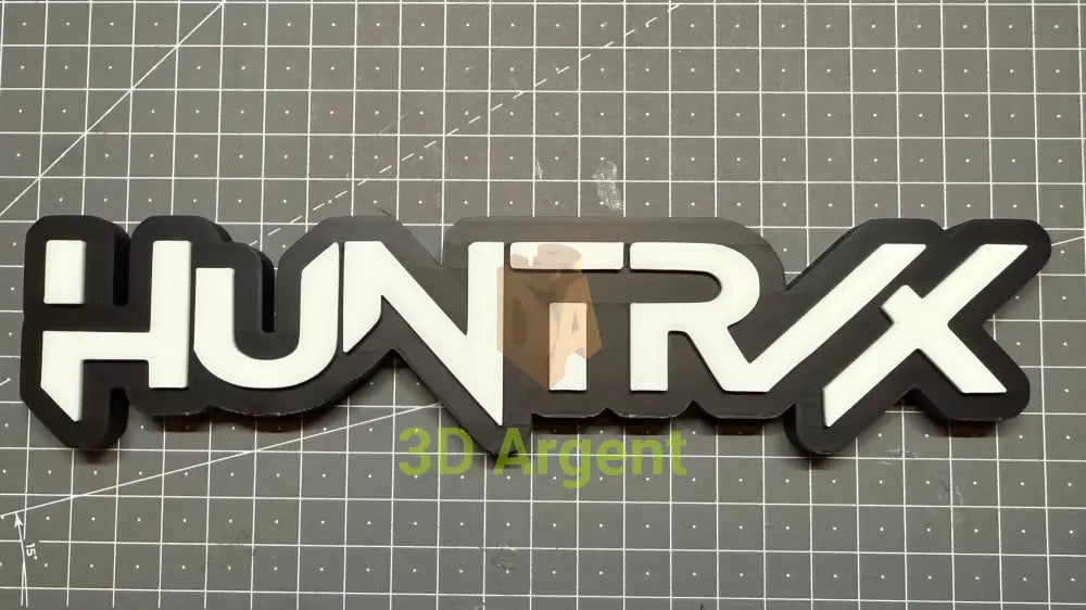 KPOP Demon Hunters Huntrix Logo Sign Stand | 3D Printed Multi Colour Display Huntrix Books Comics & Magazines:Comic