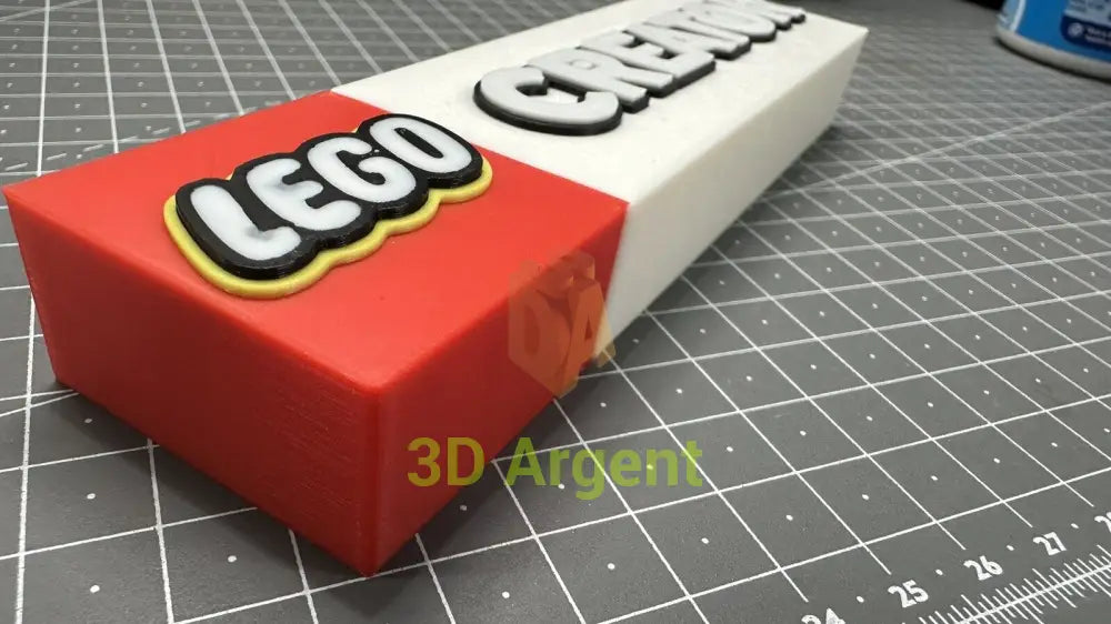 Lego Creator Logo - 3D Printed Sign Stand Toys & Games:Construction & Building Toys:LEGO (R) Building Toys:LEGO (R)