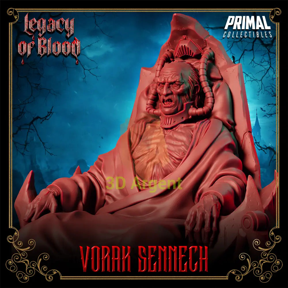 Lord - Vorak Sennech Fantasy compatible D&D DragonLance Miniatures Primal Toys & Games:Wargames &