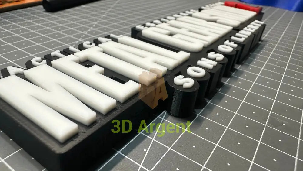 Metal Gear Solid 2 - Sons of Liberty Sign Stand- 3D Printed Collectables:Science Fiction Collectables:Other Science