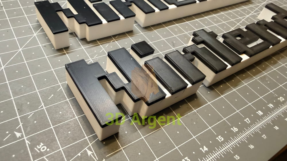 Nintendo 8 Bit Logo Sign Stand 3D Printed Multi Colour Retro Gaming Display Decor Video Games & Consoles:Video Game