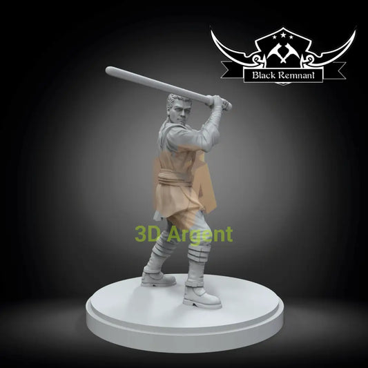 Obi Wan Kenobi Padawan - Star Wars Shatterpoint compatible 3D Resin Miniatures Toys & Games:Wargames &