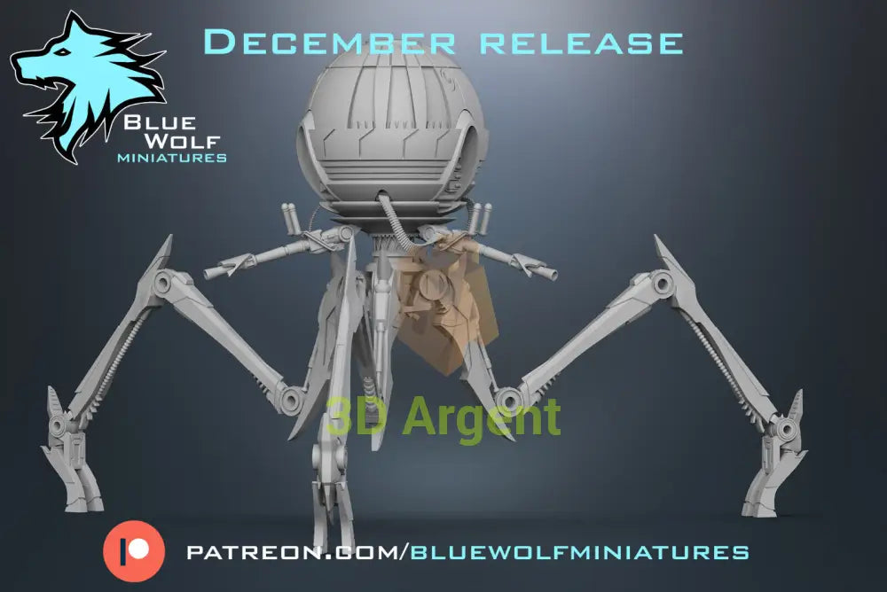 Octuptarra Magna Tri Droid Star Wars Legion 3D Printed Resin BlueWolf Miniatures Toys & Games:Wargames &