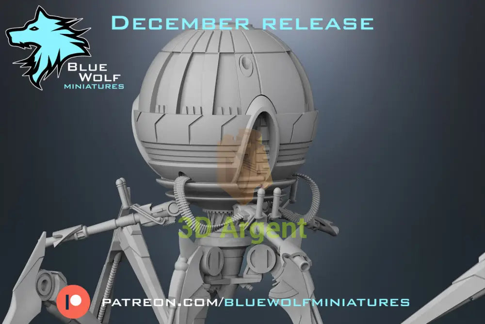 Octuptarra Magna Tri Droid Star Wars Legion 3D Printed Resin BlueWolf Miniatures Toys & Games:Wargames &