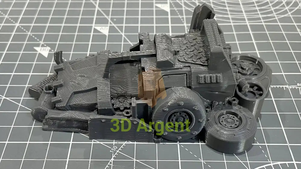 Ork Orruk Barricade Terrain 28mm Miniature Tabletop 3D Printed Toys & Games:Wargames & Role-Playing:Scenery Props &