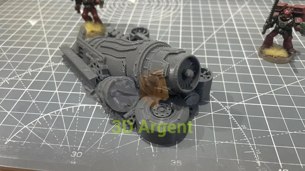 Ork Orruk Barricade Terrain v 28mm Miniature tabletop gaming 3D Printed Toys & Games:Wargames & Role-Playing:Scenery