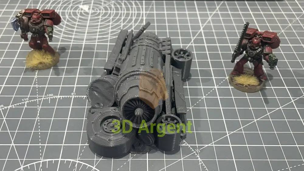 Ork Orruk Barricade Terrain v 28mm Miniature tabletop gaming 3D Printed Toys & Games:Wargames & Role-Playing:Scenery