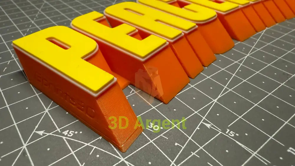Peacemaker Logo Sign – 3D Printed Multi-Colour DC Comics Superhero Display Stand Books Comics & Magazines:Comic Books &
