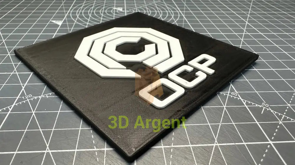 Robocop OCP - 3D Printed Sign Stand Collectables:Science Fiction Collectables:Other Science Fiction Items