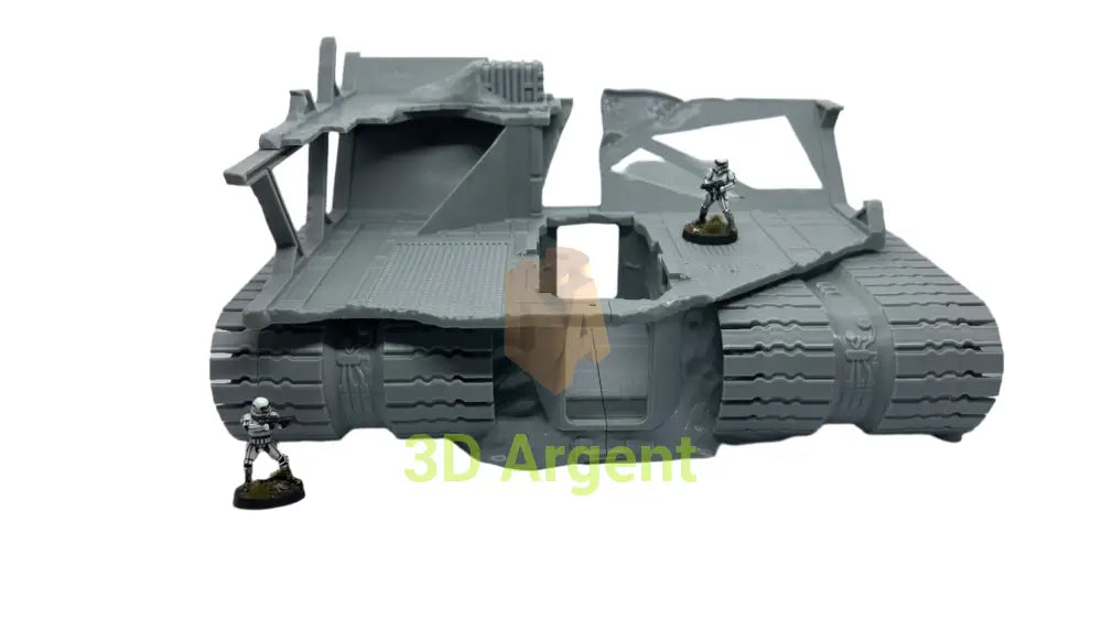 SandCrawler Destroyed Scenery Terrain compatible Star Wars Legion 3D Printed Toys & Games:Wargames &