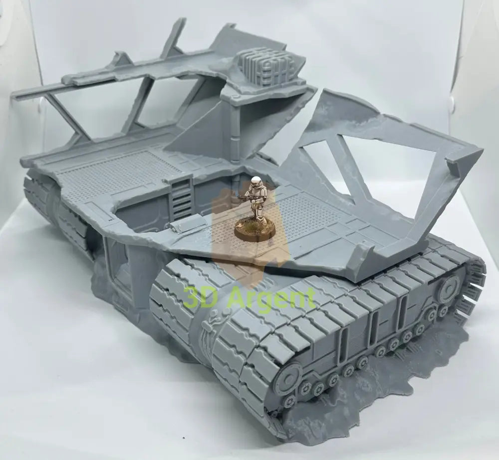 SandCrawler Destroyed Scenery Terrain compatible Star Wars Legion 3D Printed Toys & Games:Wargames &