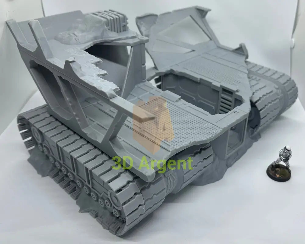 SandCrawler Destroyed Scenery Terrain compatible Star Wars Legion 3D Printed Toys & Games:Wargames &