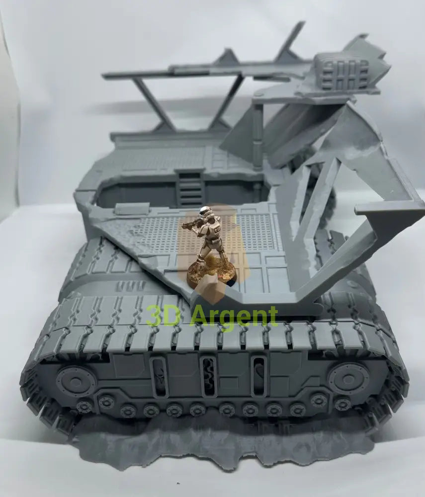 SandCrawler Destroyed Scenery Terrain compatible Star Wars Legion 3D Printed Toys & Games:Wargames &