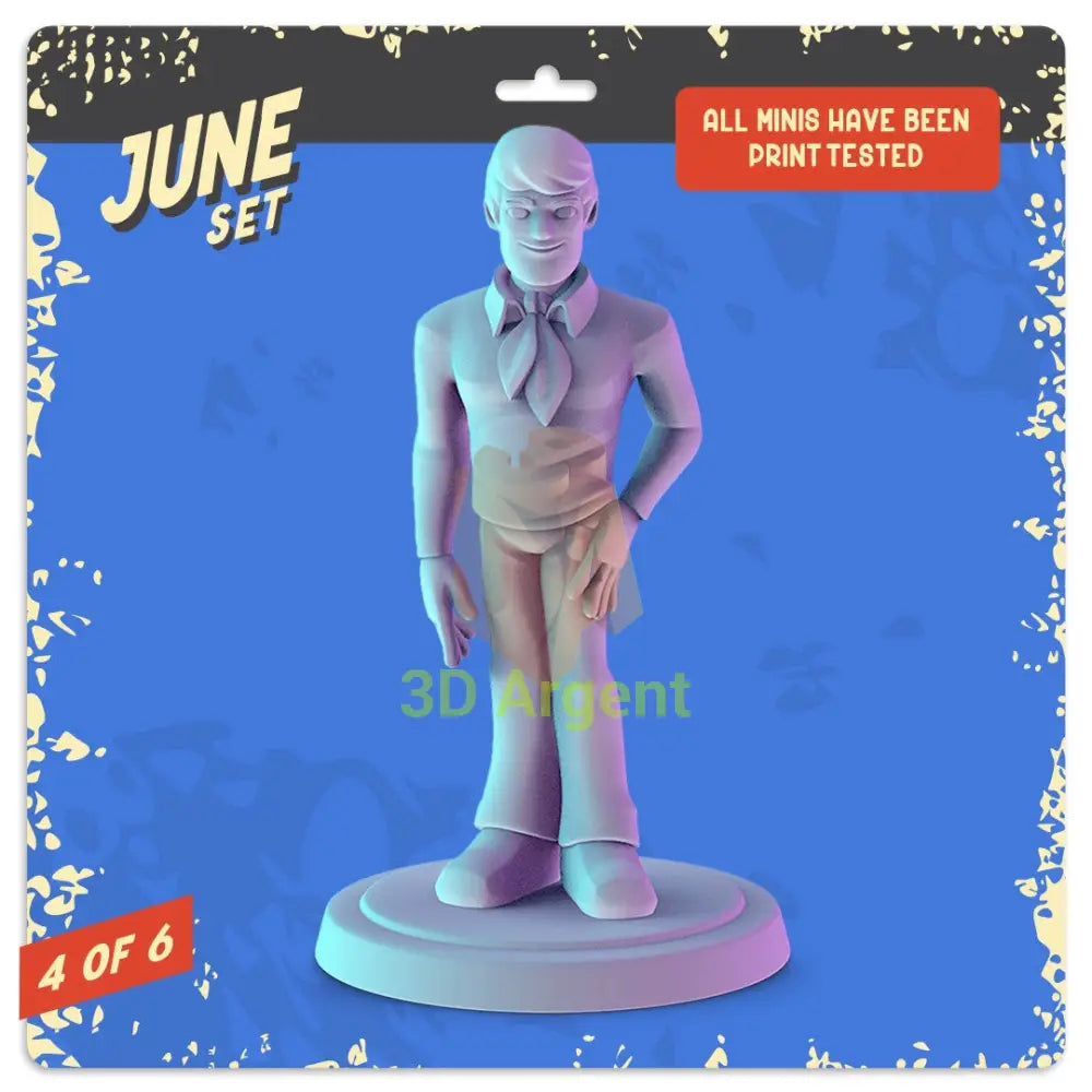 Scooby-Doo Figures compatible D&D DragonLance Miniatures Pop Minis - 6 Fred - Toys & Games:Wargames &