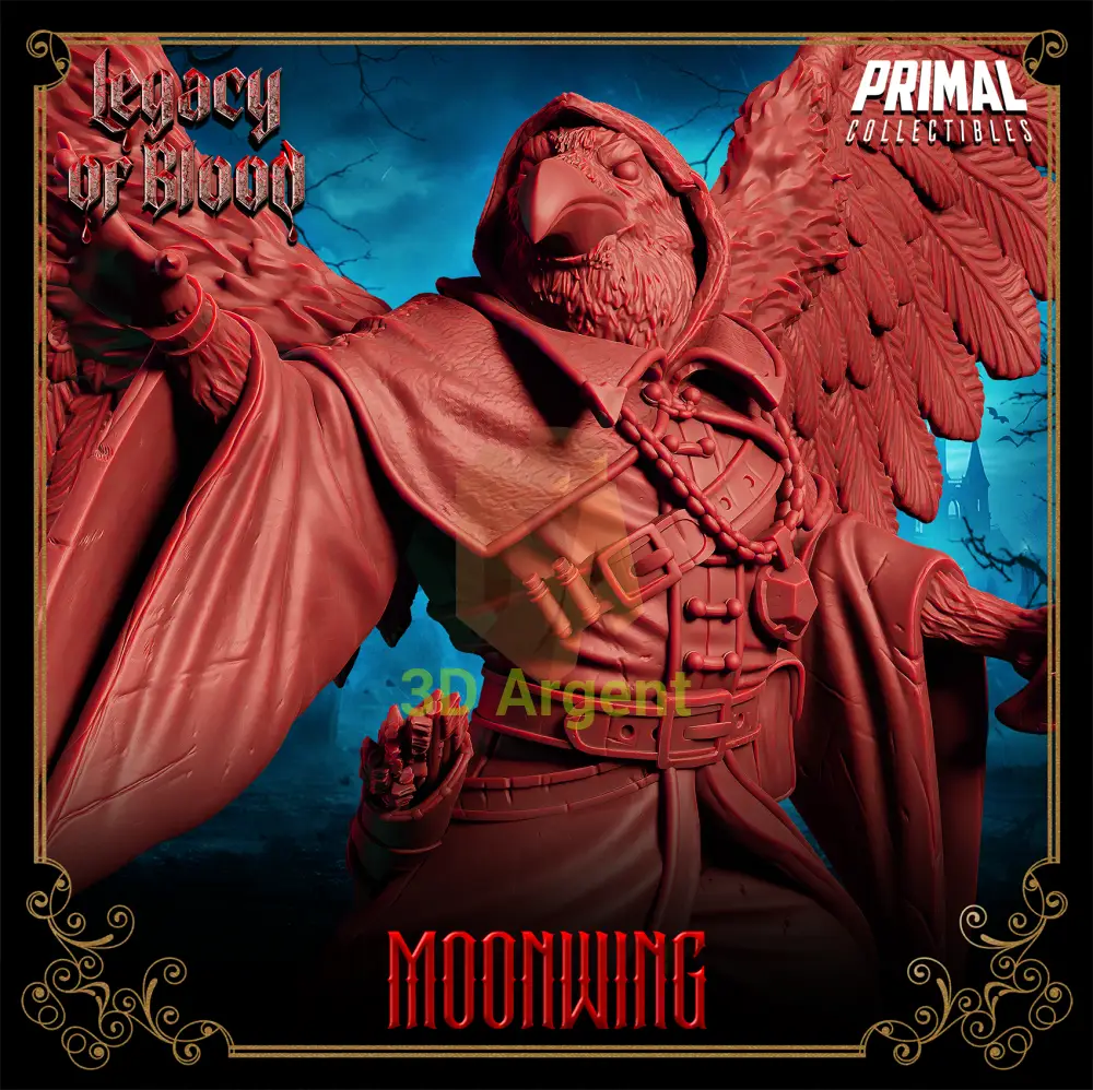 Shadowmancer - Moonwing Fantasy compatible D&D DragonLance Miniatures Primal Toys & Games:Wargames &