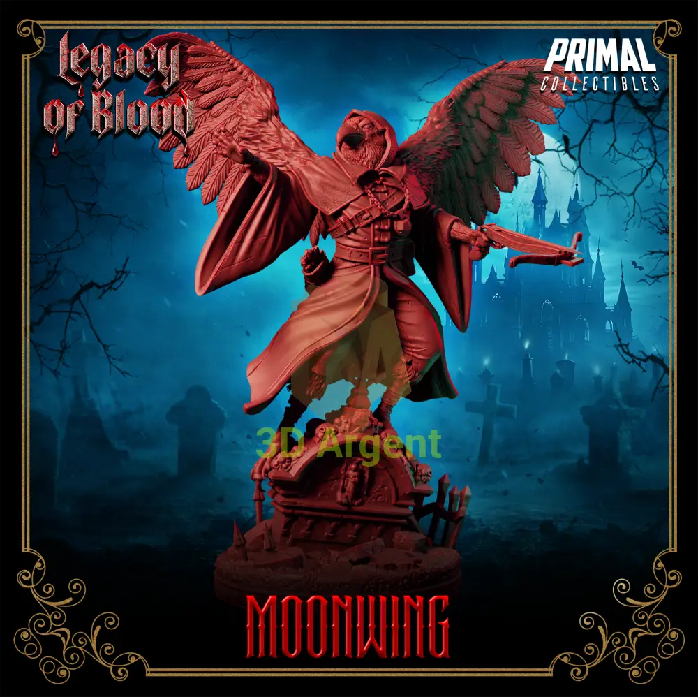 Shadowmancer - Moonwing Fantasy compatible D&D DragonLance Miniatures Primal Toys & Games:Wargames &